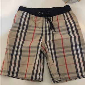 burberry baby boy swim trunks